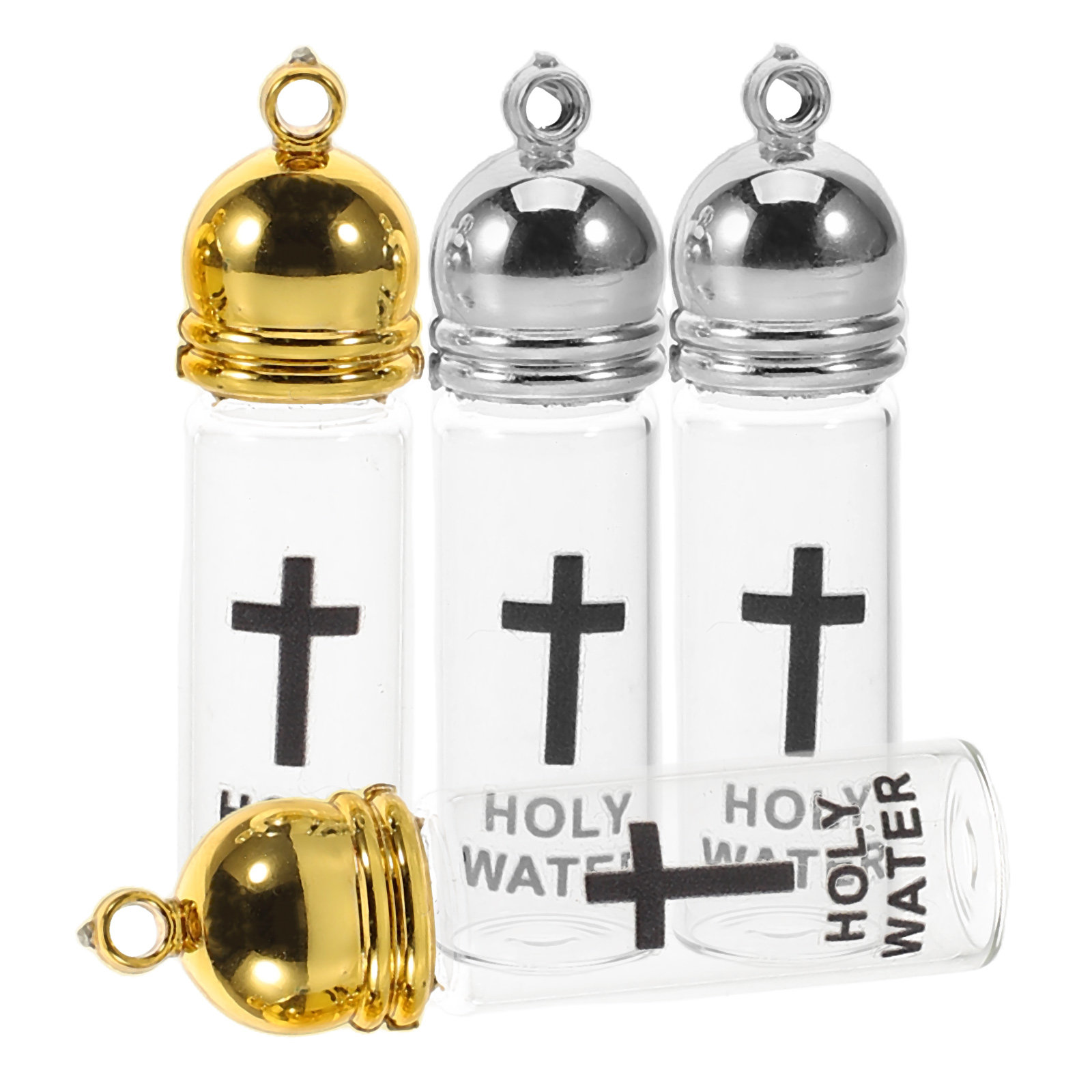 Glass Container Set - Conjunto de 4 Frascos de Água