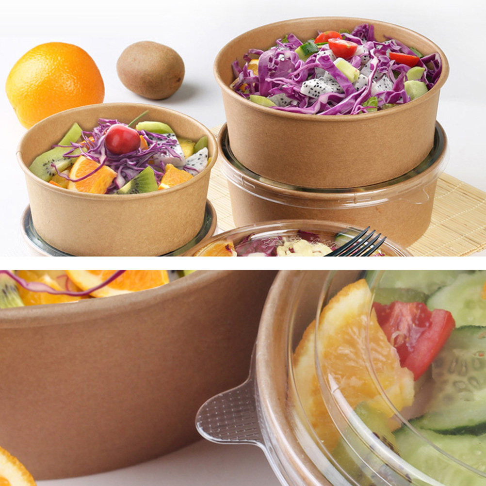 20 Tigelas de Papel Kraft Desc - Meal Prep Food avaliação e preço