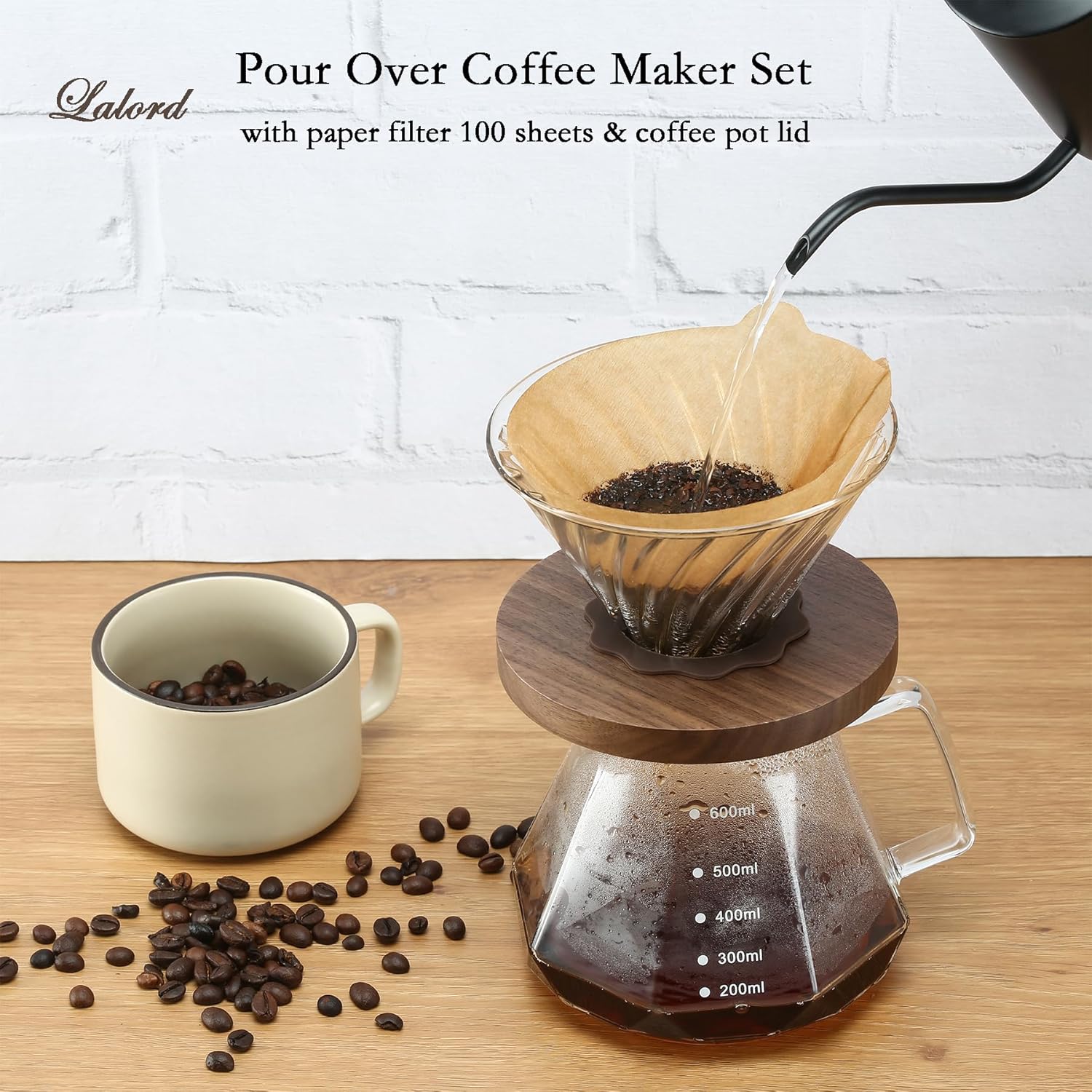 Jarra de Vidro Magpie para Caf - Glass Container Set avaliação e preço