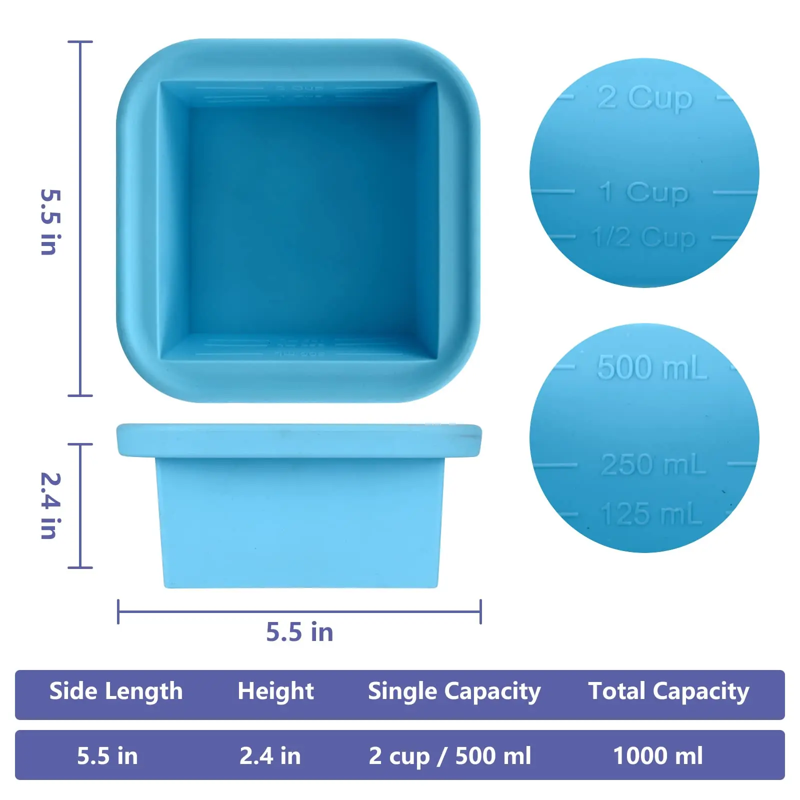 1 2 xícara de silicone sopa fr - Meal Prep Soup avaliação e preço