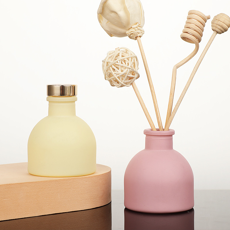 1pc 50ml vazio rosa/branco/ama - Glass Container Set avaliação e preço