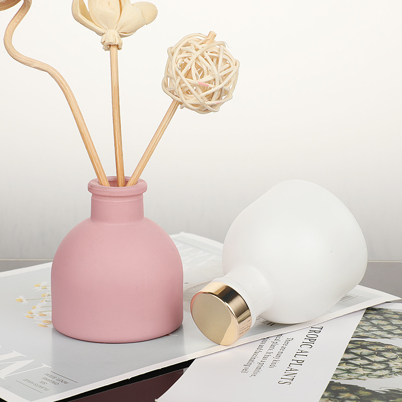 1pc 50ml vazio rosa/branco/ama - Glass Container Set avaliação e preço