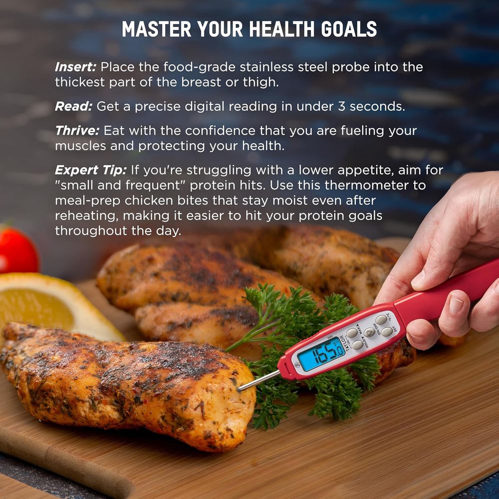 Termômetro Digital para Carne  - Meal Prep With Chicken avaliação e preço