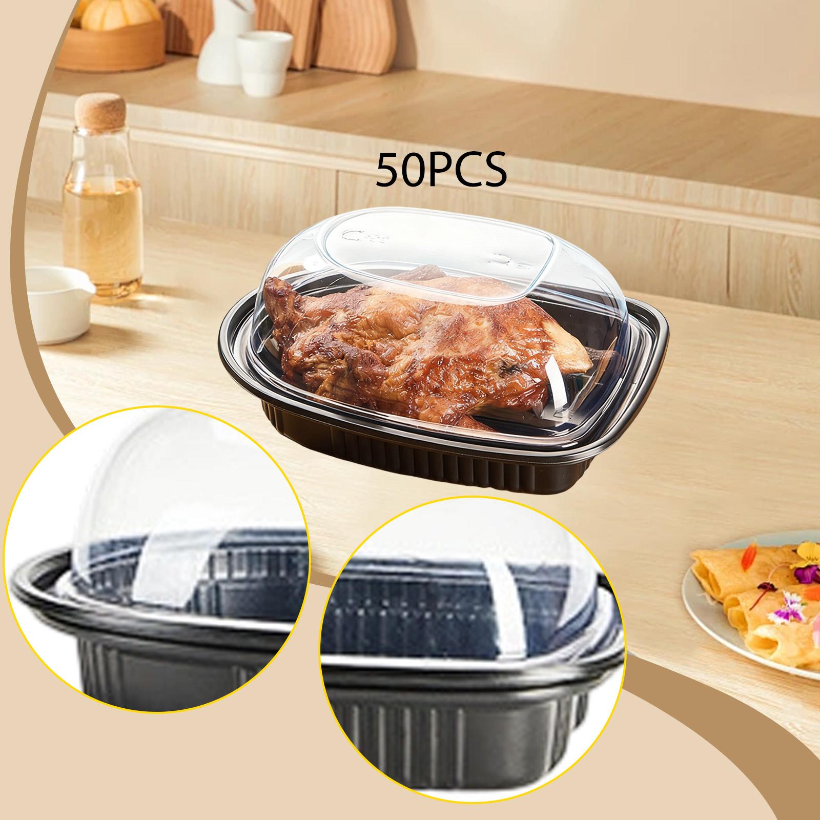 50 Peças de Recipientes para F - Meal Prep Rotisserie Chicken avaliação e preço
